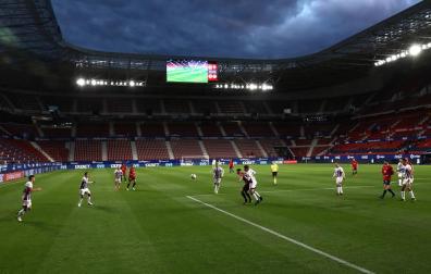 Imagen de El Sadar durante el Osasuna-Valladolid disputado el pasado sábado.