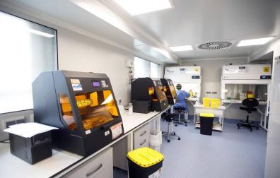 Laboratorio de microbiología del CHN.