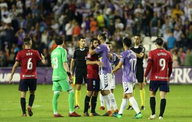Imagen del Valladolid-Osasuna jugado el dos de junio de 2018.