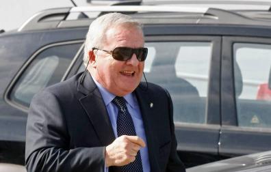 Patxi Izco, en las instalaciones de Osasuna en marzo de 2011.