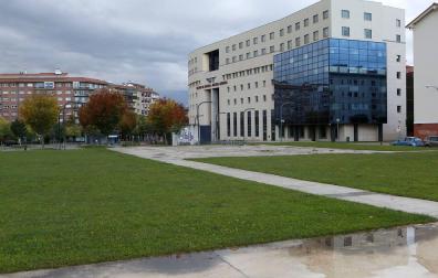 Sede del Palacio de Justicia de Pamplona, donde han sido denunciados los hechos.