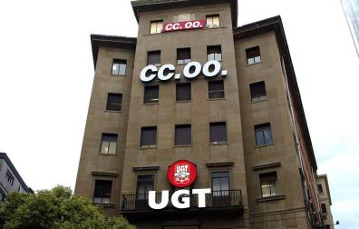 UPN y PSN aseguran el pago de 900.000 € a UGT, CCOO y CEN