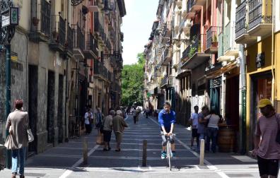 Uno de cada 3 comercios del Casco Antiguo, en la calle Mayor y en Estafeta