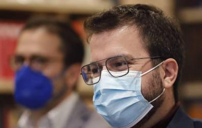 El candidato de ERC a la presidencia de la Generalitat, Pere Aragonés.
