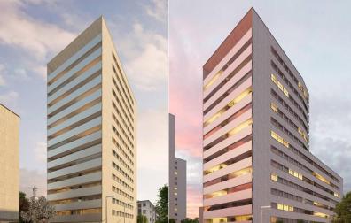 Ya se conoce el aspecto de dos de las torres que se construirán en el solar de Salesianos