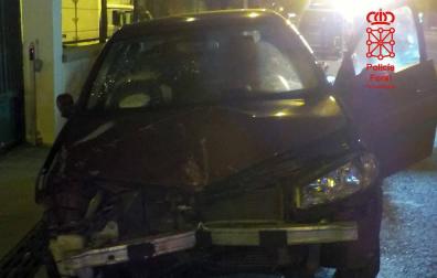 Detenido un hombre en Orkoien por sufrir un accidente de forma deliberada para causar daños a su pareja