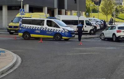 Detenido en Erripagaña tras provocar un accidente y dar positivo en alcohol y drogas