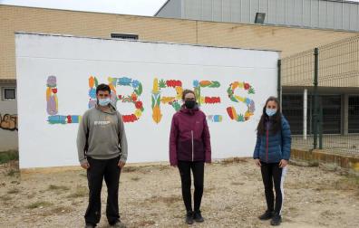 Seis murales con temas locales se integran en el paisaje urbano de Andosilla