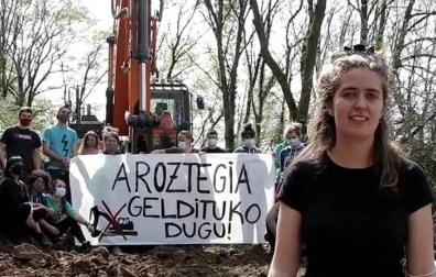 Paralizan por segundo día las obras de Aroztegia