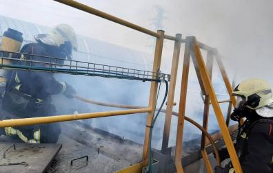 Extinguido un incendio en la fábrica Mapsa de Orkoien