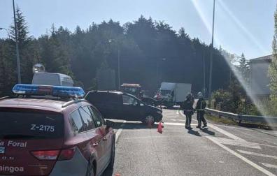 Tres heridos en un accidente en el cruce de Gulina