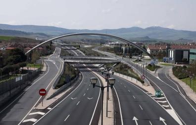 Las obras para descongestionar los atascos del nudo de Zizur Mayor durarán 3 meses
