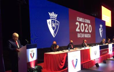 Sabalza, a la asamblea: “Parecía que ustedes no podían ser compromisarios de Osasuna”
