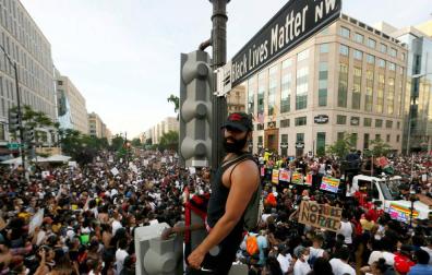 Washington retumba con la mayor protesta desde la muerte de George Floyd