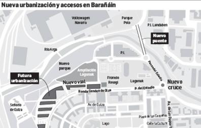 Barañáin acuerda una encuesta sobre la conexión por Landaben
