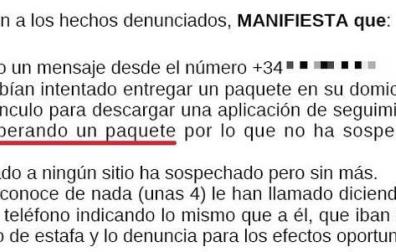 Nueva alerta por estafas sobre falsas entregas de paquetes en Navarra