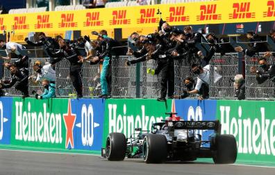 Hamilton ganó en Portimao, donde Alonso fue octavo y Sainz, undécimo