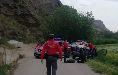 Detenido tras una persecución policial en Andosilla