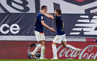 Osasuna celebra la permanencia con un empate en Bilbao