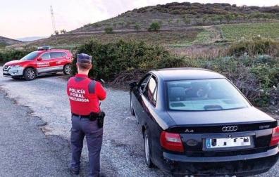 Circula con el permiso caducado y da positivo en dos drogas en un control en Lodosa
