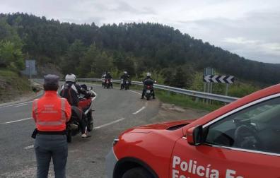 Cuatro heridos tras salirse de la vía en Esteríbar