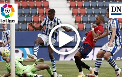 Resumen del Osasuna 0-1 Real Sociedad en vídeo