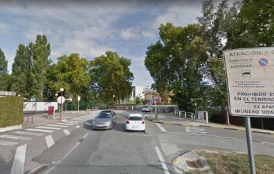 Atascos en el primer día de obras en la carretera NA-6001 Esquíroz-Imárcoain