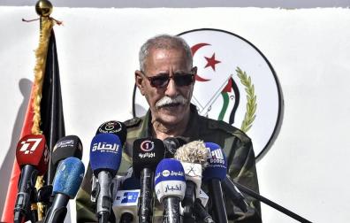 El líder del Polisario saldrá de España esta noche en un vuelo desde Noáin