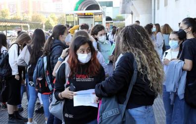 Casi 3.900 alumnos convocados en los campus universitarios de Pamplona y Tudela.
