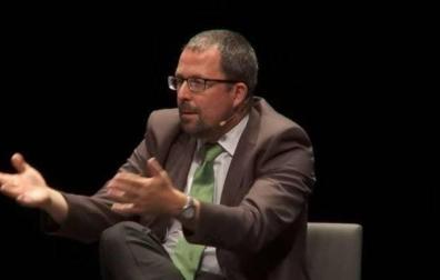 El secretario general de Industria y de la Pequeña y Mediana Empresa, Raül Blanco, en la jornada 'Navarra es industria'.