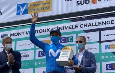 Podio con sabor navarro en la clásica del Mount Ventoux