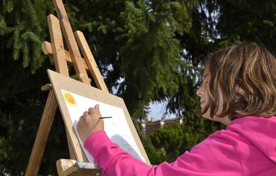Varias imágenes del Concurso de Dibujo de mayores de 5 años en la Ciudadela organizado por la red Civivox