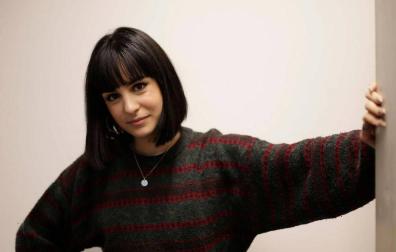 Natalia Lacunza, este viernes en el Navarra Arena.