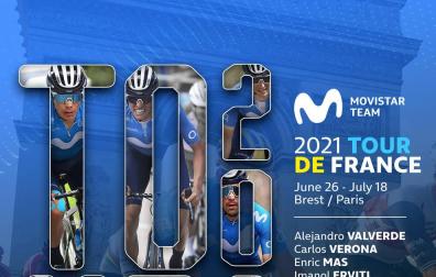 El Movistar Team, con todas sus figuras al Tour de Francia