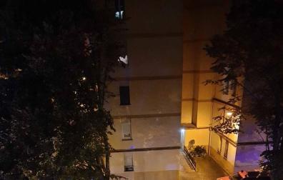 Cortan y retiran un árbol de la calle Manuel de Falla de Pamplona