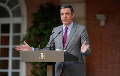 Pedro Sánchez, en la Moncloa tras conceder los indultos a los líderes del procés.