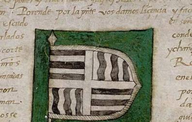 Escudo de Carlos V en la universidad de Oñate, expresión monumental del fervor monárquico y castellanista que vivió Guipúzcoa en el siglo XVI.