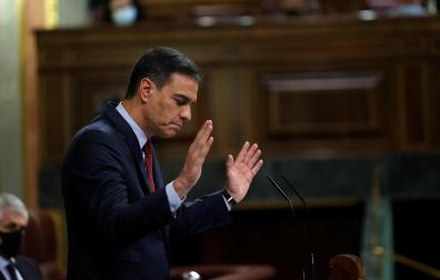 Pedro Sánchez, en el Congreso