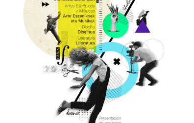 Cartel de los Encuentros de Arte Joven.