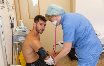 Primer día de pruebas médicas en la pretemporada de Osasuna