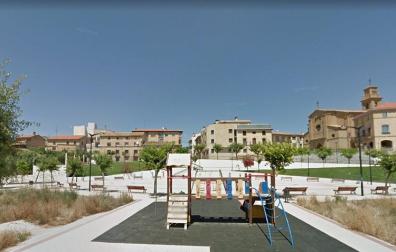 Plaza Virgen de la Asunción, en Murchante.