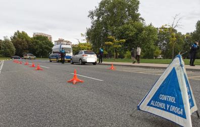 Un control de Policía Municipal.