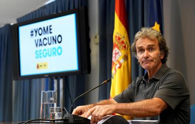 Fernando Simón durante su comparecencia ante los medios este lunes, 12 de julio