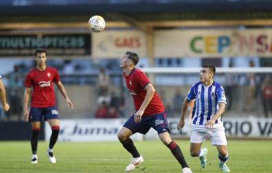 Budimir durante el amistoso ante la Real Sociedad en Irun
