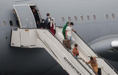 Evacuados afganos por Bélgica