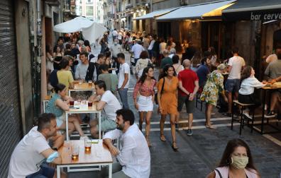 Las calles del Casco Viejo de Pamplona