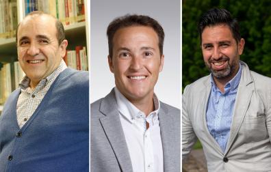 Aser Sesma, Luis Campos y Sergio García Magariño