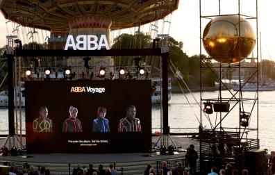 Acto en el que se ha anunciado el lanzamiento de 'Voyage', el nuevo proyecto musical de Abba