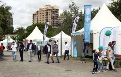 La feria Edifica 21, dedicada a la construcción sostenible, pone hoy punto final a su tercera edición en la Ciudadela de Pamplona