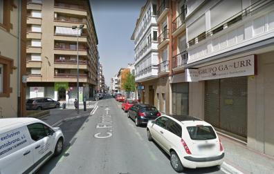 Calle la Florida de Vitoria, donde ocurrió la agresión